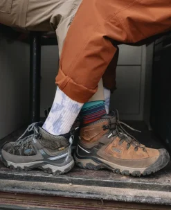 Imperméable À L'eau|Bottes*KEEN Targhee III Waterproof Mid Pour Homme  |   Chestnut/Mulch