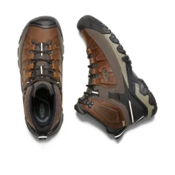 Imperméable À L'eau|Bottes*KEEN Targhee III Waterproof Mid Pour Homme  |   Chestnut/Mulch