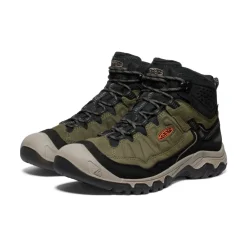 Imperméable À L'eau|Bottes*KEEN Targhee IV Waterproof Hiking Boot Pour Homme  |  Dark Olive/Gold Flame DarkOlive/GoldFlame