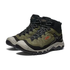 Imperméable À L'eau|Bottes*KEEN Targhee IV Waterproof Hiking Boot Pour Homme  |  Dark Olive/Gold Flame DarkOlive/GoldFlame