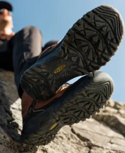 Imperméable À L'eau|Bottes*KEEN Targhee IV Waterproof Hiking Boot Pour Homme  |  Dark Olive/Gold Flame DarkOlive/GoldFlame