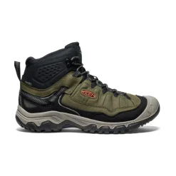 Imperméable À L'eau|Bottes*KEEN Targhee IV Waterproof Hiking Boot Pour Homme  |  Dark Olive/Gold Flame DarkOlive/GoldFlame