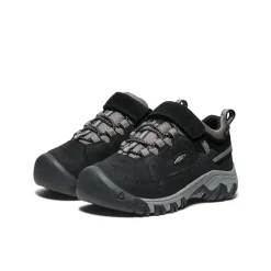 Chaussures*KEEN Targhee IV Waterproof Hiking Shoe Pour Enfants  |  Black/Steel Grey Black/SteelGrey