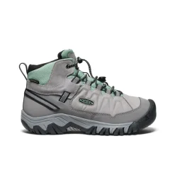 Bottes*KEEN Targhee IV Waterproof Hiking Boot Pour Jeunes  |  Alloy/Granite Green Alloy/GraniteGreen