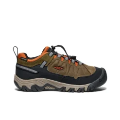 Chaussures*KEEN Targhee IV Waterproof Hiking Shoe Pour Jeunes  |  Dark Olive/Gold Flame DarkOlive/GoldFlame