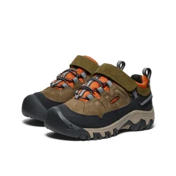 Chaussures*KEEN Targhee IV Waterproof Hiking Shoe Pour Enfants  |  Dark Olive/Gold Flame DarkOlive/GoldFlame