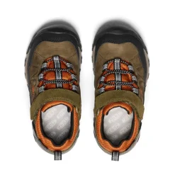 Chaussures*KEEN Targhee IV Waterproof Hiking Shoe Pour Enfants  |  Dark Olive/Gold Flame DarkOlive/GoldFlame