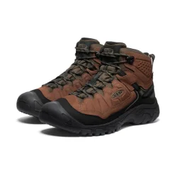 Large|Imperméable À L'eau*KEEN Targhee IV Wide Waterproof Hiking Boot Pour Homme  |   Bison/Black
