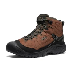 Large|Imperméable À L'eau*KEEN Targhee IV Wide Waterproof Hiking Boot Pour Homme  |   Bison/Black