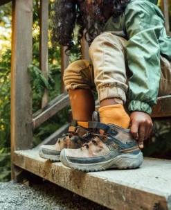 Bottes*KEEN Targhee Waterproof Boot Pour Enfants  |  Steel Grey/Porcelain SteelGrey/Porcelain