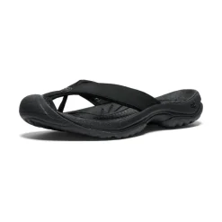 Sandales*KEEN Waimea Leather Flip-Flop Pour Femme  |   Black/Black