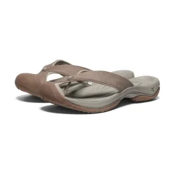 Sandales*KEEN Waimea Leather Flip-Flop Pour Homme  |   Brindle/Birch