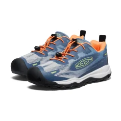 Chaussures*KEEN Wanduro Speed Hiking Shoe Pour Jeunes  |  Vintage Indigo/Tangerine VintageIndigo/Tangerine