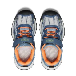 Chaussures*KEEN Wanduro Speed Hiking Shoe Pour Enfants  |  Vintage Indigo/Tangerine VintageIndigo/Tangerine