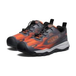 Chaussures*KEEN Wanduro Speed Hiking Shoe Pour Jeunes  |  Magnet/Scarlet Ibis Magnet/ScarletIbis