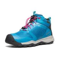 Bottes*KEEN Wanduro Waterproof Boot Pour Jeunes  |  Fjord Blue/Fuchsia Purple FjordBlue/FuchsiaPurple