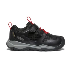 Chaussures*KEEN Wanduro Waterproof Shoe Pour Enfants  |  Black/Ribbon Red Black/RibbonRed