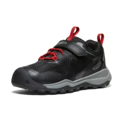 Chaussures*KEEN Wanduro Waterproof Shoe Pour Enfants  |  Black/Ribbon Red Black/RibbonRed