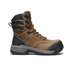 Bottes Et Chaussures De Travail|Imperméable À L'eau*KEEN Women's CSA Evanston 8" Waterproof Boot (Carbon-Fiber Toe)  |   Bison/Black